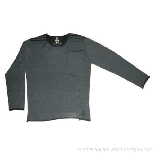Men's Plain Knitted Jumper, Made of Merino Wool